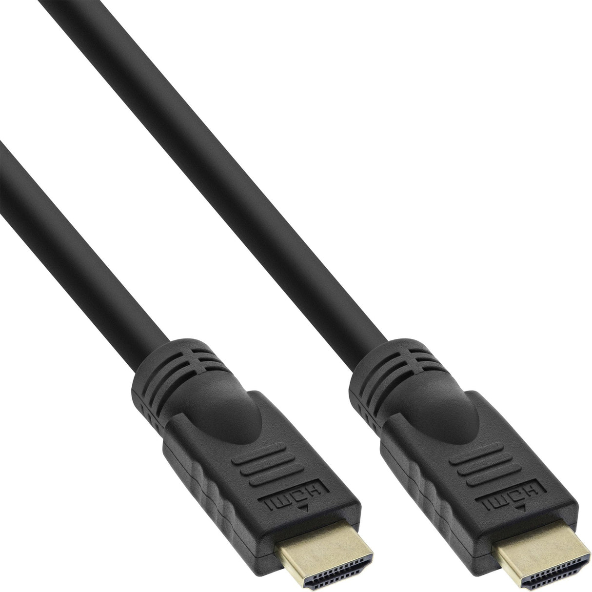 Cable Hdmi De Inline Hid Con Ethernet, 4k2k, M/M, Negro, Contactos Dorados, 20 M
