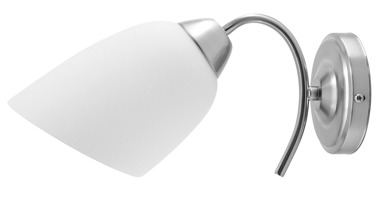 Lámpara De Pared Activejet Aje-Nikita 1p E27 1x60w Níquel