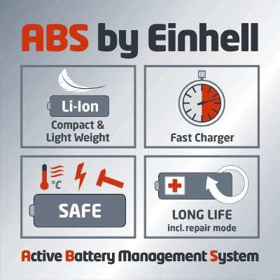 Cortabordes Inalámbrico Einhell Gc-Ct 18/24 Li P (Rojo/Negro, Batería De Iones De Litio De 1,5 Ah) 3411102