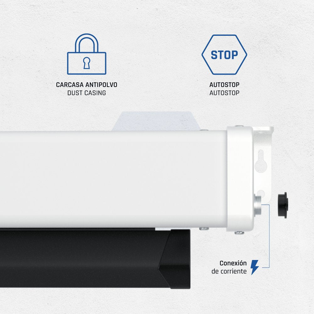 Pantalla Iggual Eléc Tensionada 16:9 92" 203x114cm