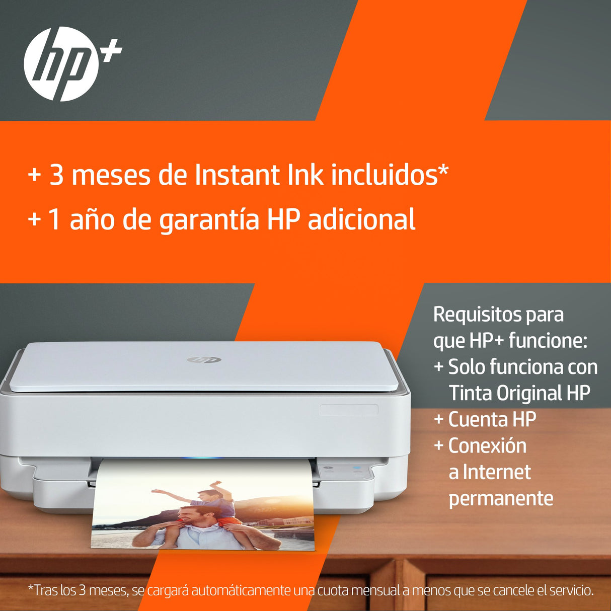 EAN 0195161625343 - HP ENVY 6030e AiO Printer Inyección de tinta térmica A4 4800 x 1200 DPI 10 ppm Wifi imagen 7