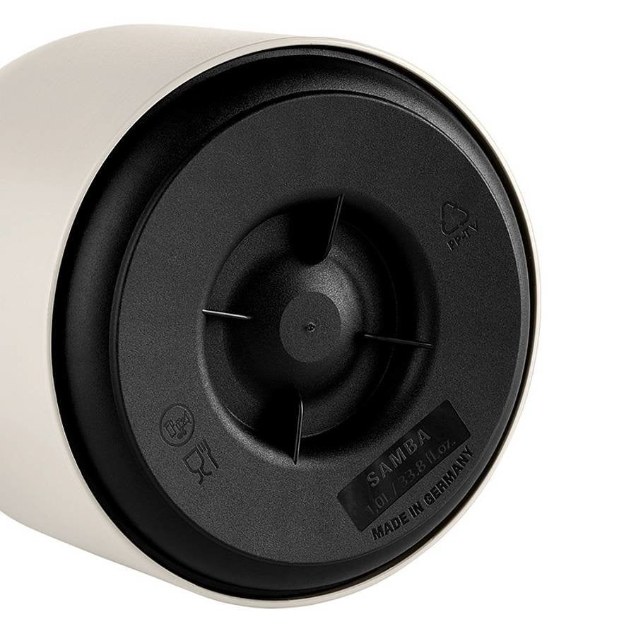 Emsa Samba Insulated Jug Quick-Press Quickpress 1l Powder Gris (3100600023)