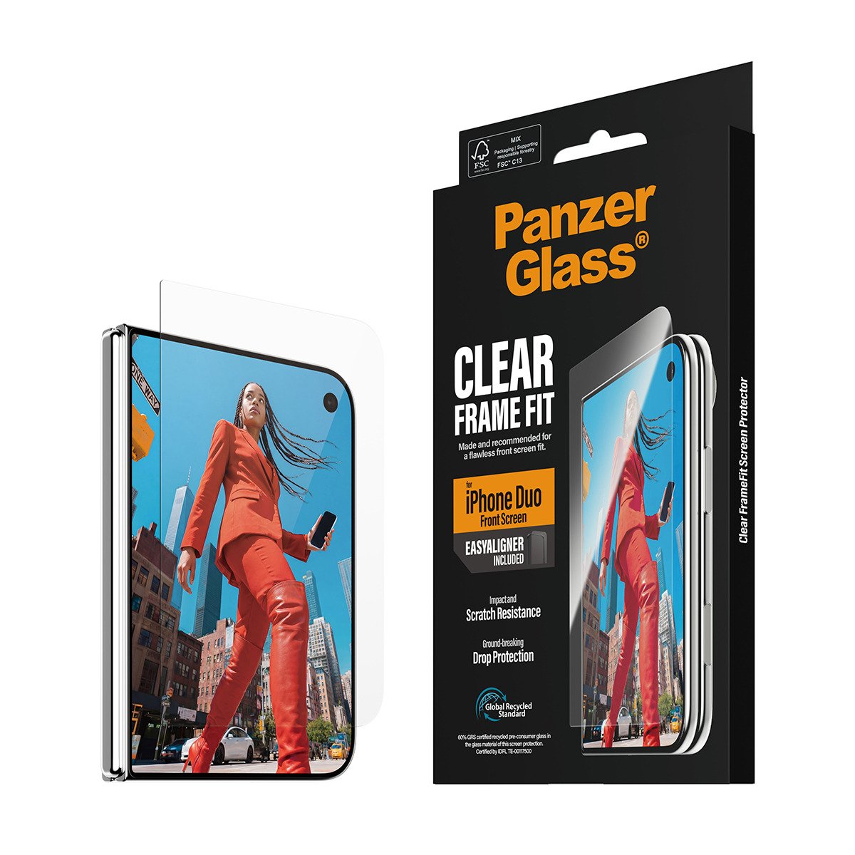 Panzerglass Apple Iphone 2026 Fold Framefit W. Easyaligner (Sub-Screen)