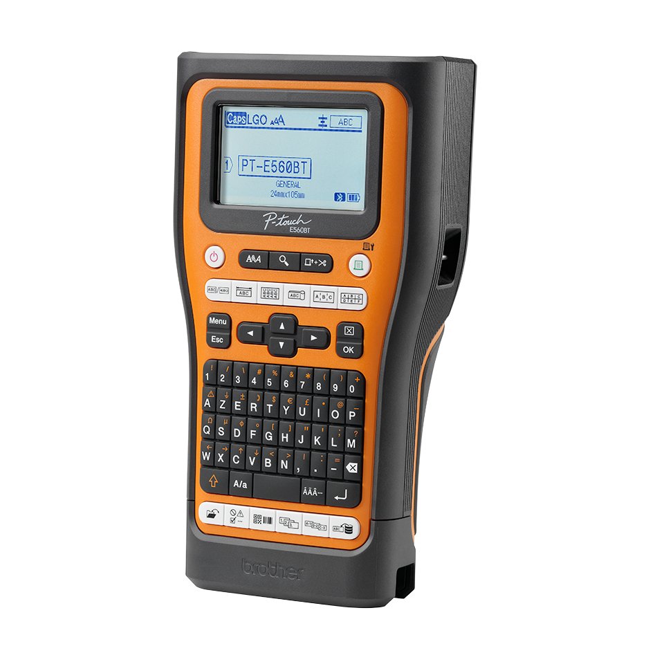 Brother Bluetooth Connectable Electrician Labeller 24mm Max Tape Qwerty Keyboard Delivered With Case And 4 Ribbons