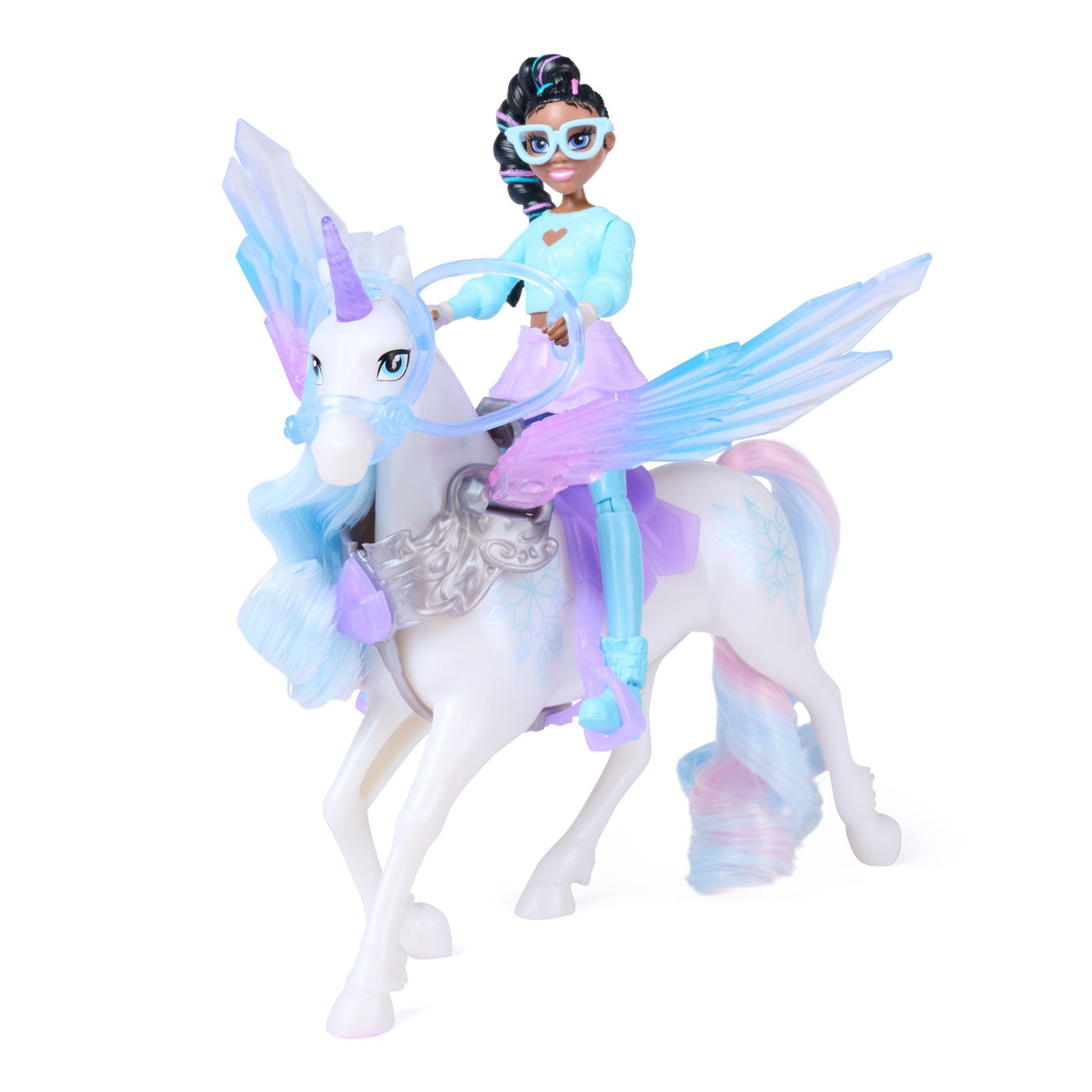 Spinmaster Unicorn Academy - Wing Magic Layla Und Glacier Spielset 6076939