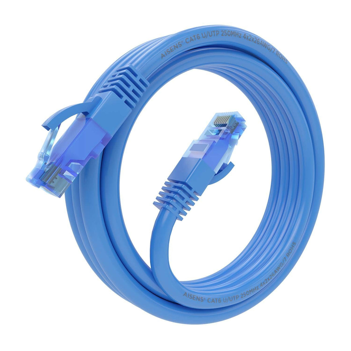 Aisens Cable De Red Rj45 Cat.6 Utp Awg26 Cca - 3m - Azul