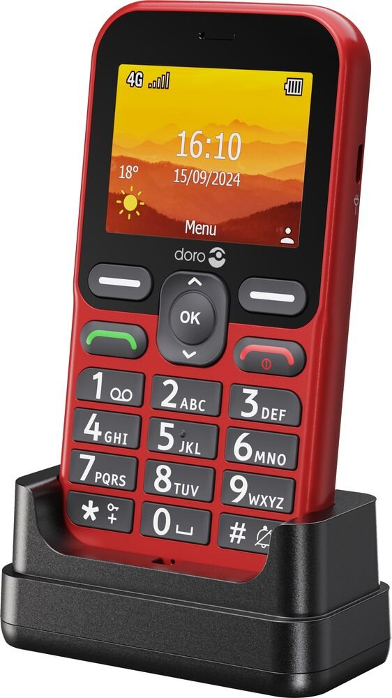 EAN 7322460087548 - Doro Leva L10 6,1 cm (2.4") 120,7 g Rojo Característica del teléfono imagen 5