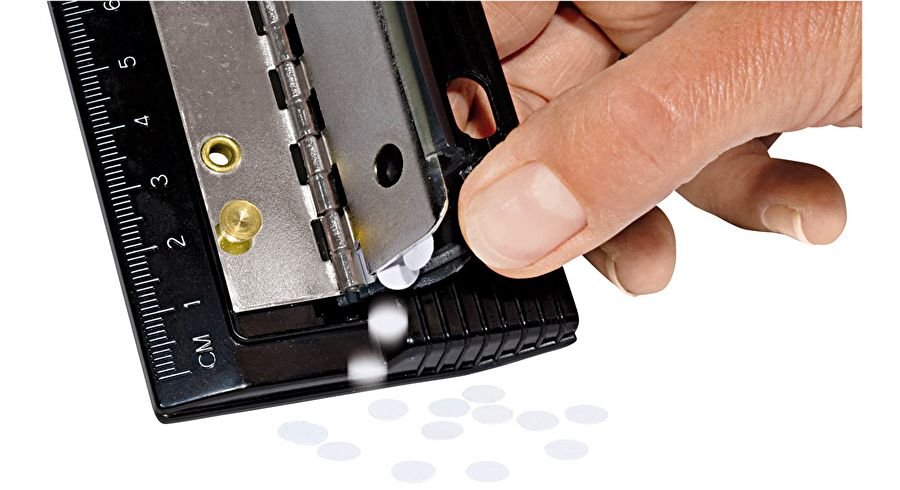 Wedo Taschenlocher Hsiness 4fach Metall Con Lineal 28 Cm Sk