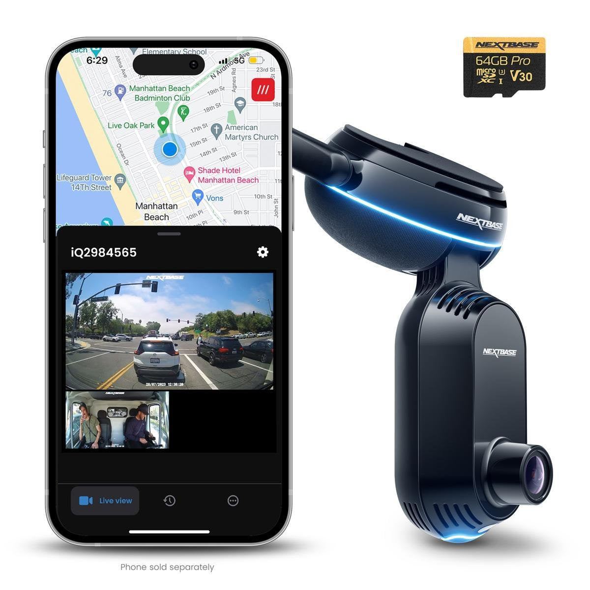 EAN 5060910803196 - Nextbase iQ 4K 4K Ultra HD Wifi Encendedor de cigarrillos Negro imagen 2