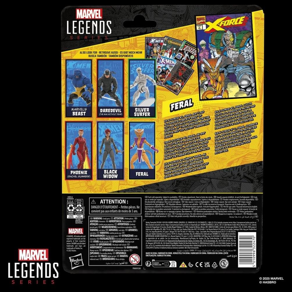 Figura Feral X-Force Marvel Legends Series 15cm