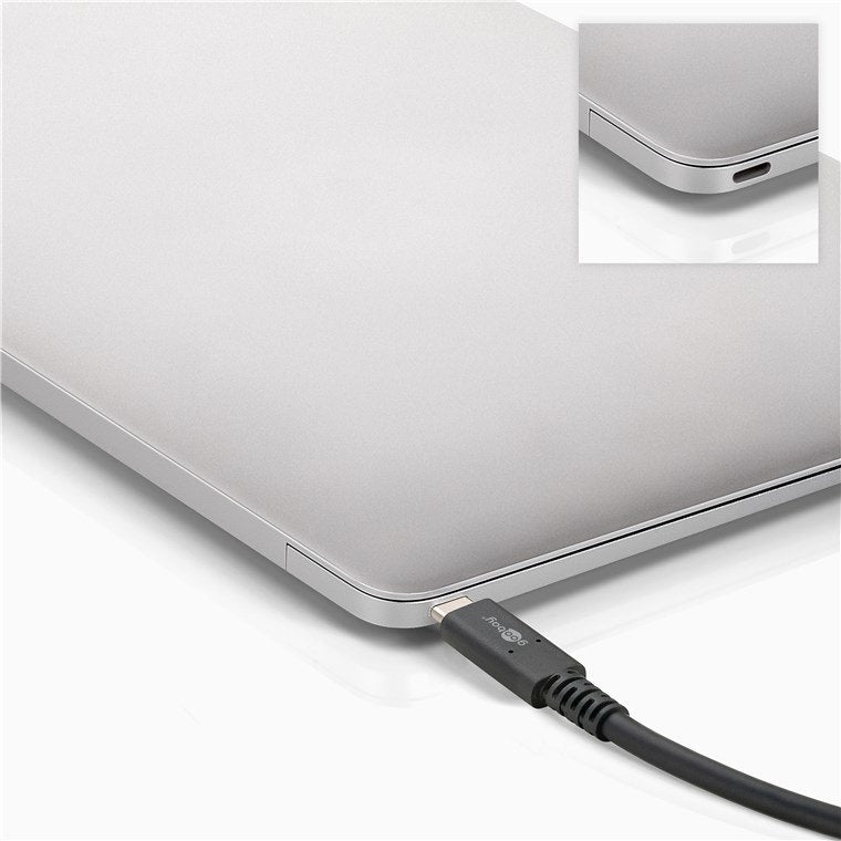 EAN 4040849601965 - Goobay 60196 cable USB 0,8 m USB C Negro imagen 4