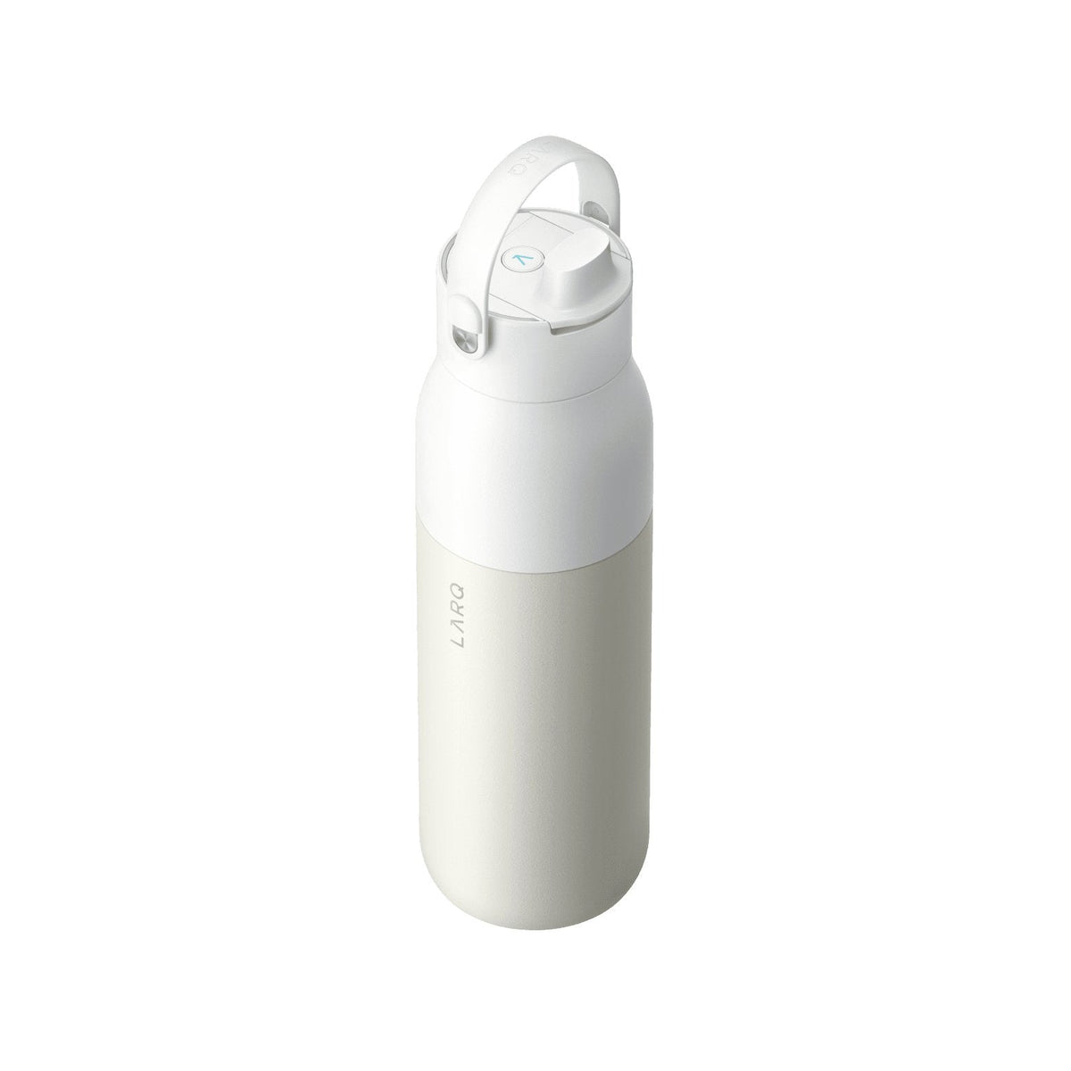 Larq Purevis 2 Uso Diario, Fitness, Senderismo, Deportes 1000 Ml Acero Inoxidable Beige, Blanco