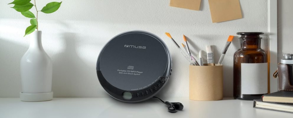 Muse M-900 Dm Portable Cd Mp3 Player With Anti-Shock, Black