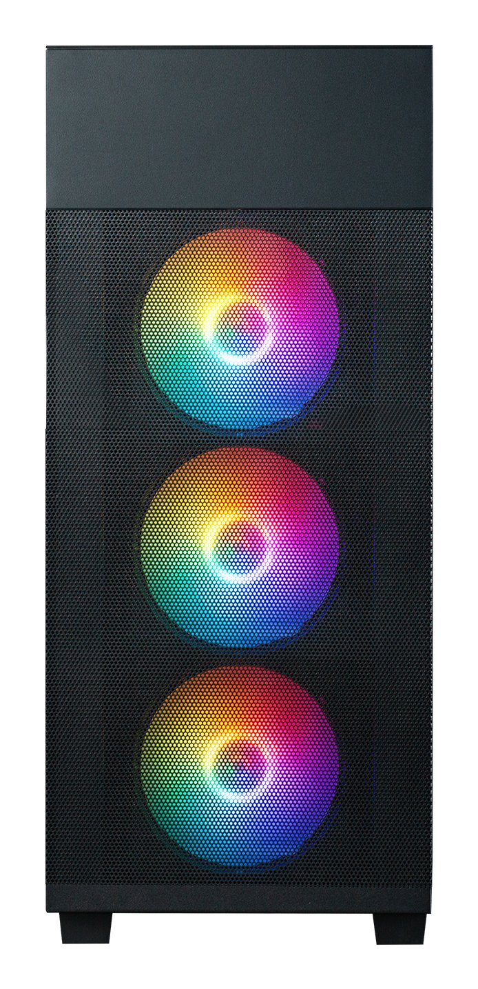 Caja Pc Obudowa S5 Neo Black Atx Mid Tower Frgb Fan X4