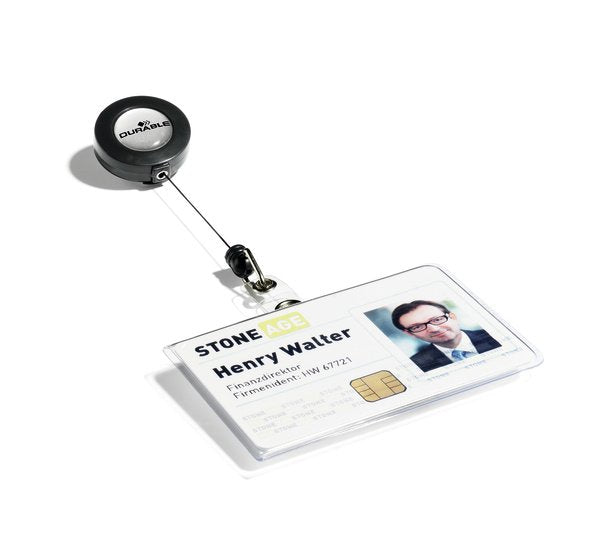Durable Funda Para Identificación Transversal Jojo F 1 Betriebsausweis 10er Pck