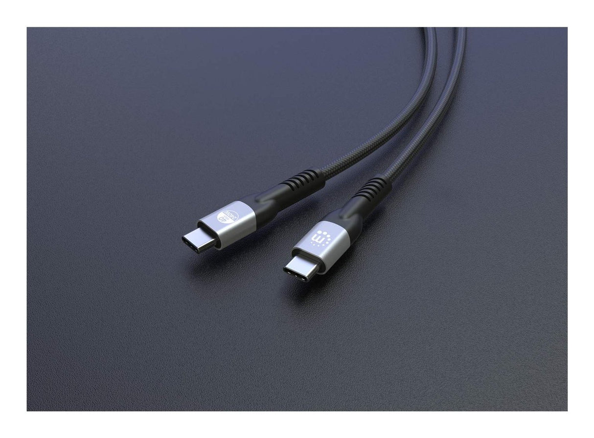 EAN 0766623356381 - Manhattan 356381 cable USB USB4 Gen 3x2 2 m USB C Negro imagen 6