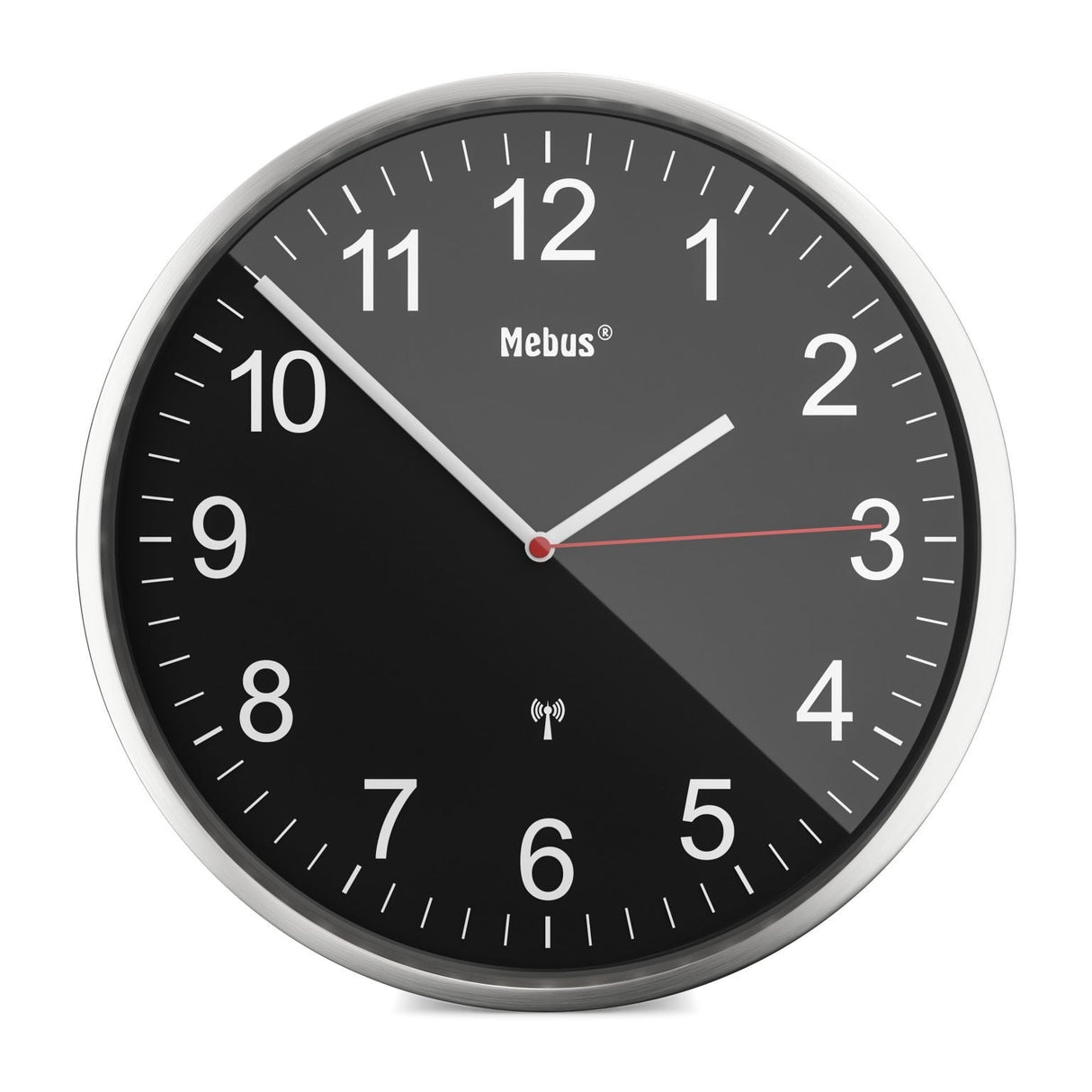 EAN 4007218195784 - Mebus 19578 reloj de mesa o pared Reloj mecánico Alrededor Negro, Metálico imagen 1