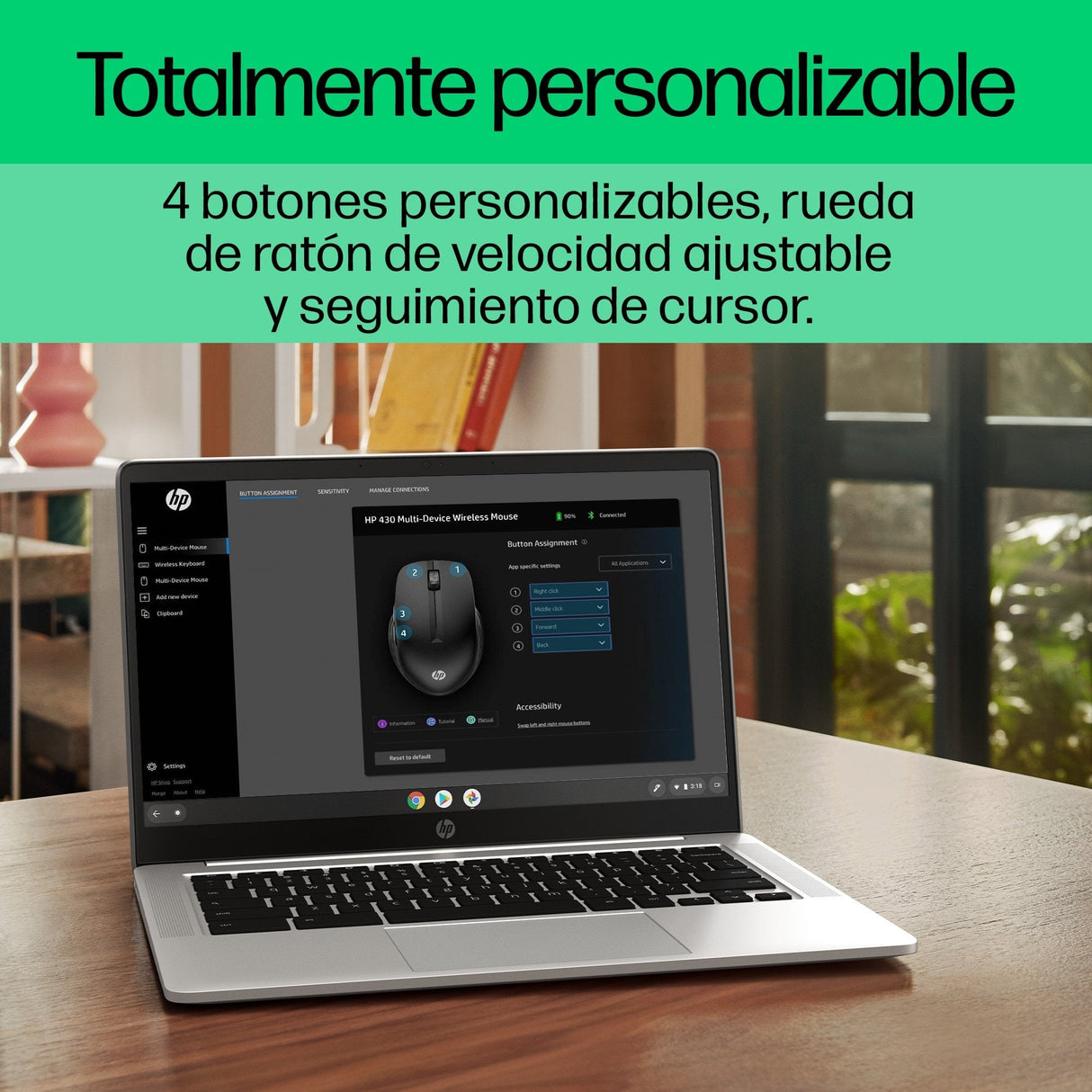 EAN 0195908246558 - HP 430 Multi-Device Wireless Mouse ratón Oficina Ambidextro RF Wireless + Bluetooth Óptico 1200 DPI imagen 11