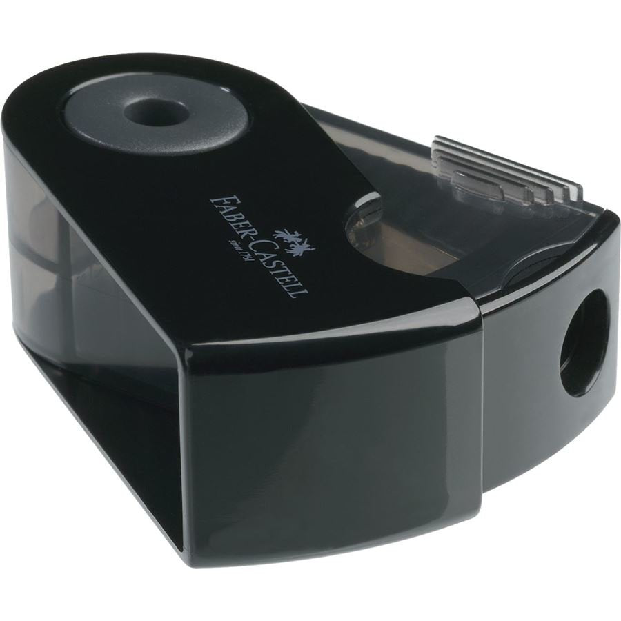 Faber Castell Afilalápices Sleeve Mini Con Funda Y Depósito Negro