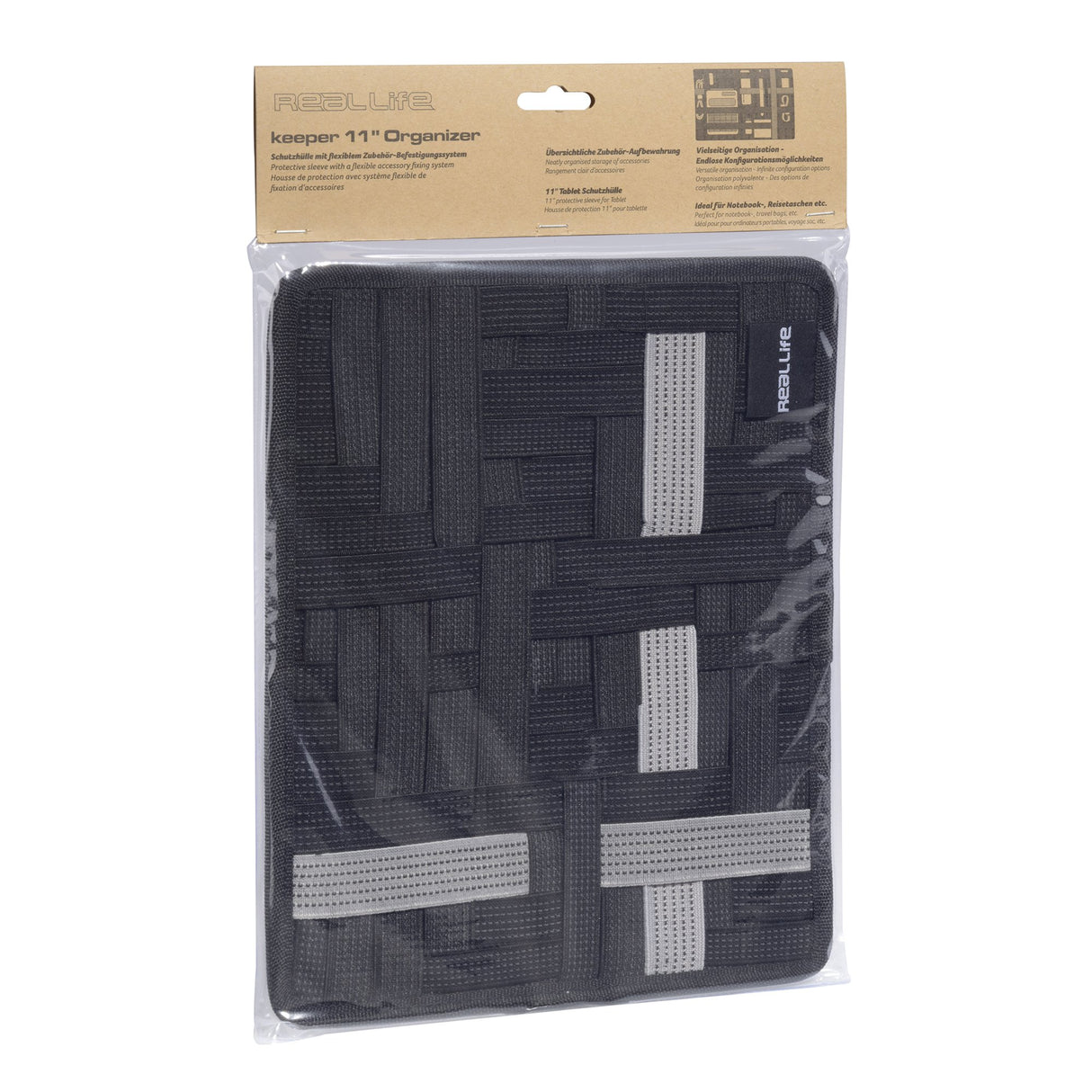 EAN 4040895568021 - RealPower 156802 funda para tablet 27,9 cm (11") Negro, Gris imagen 4