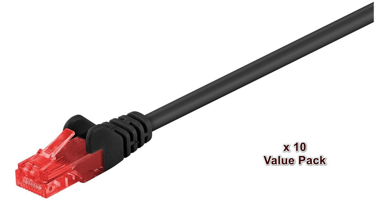 Cable Microconnect V-Utp602svp De Red Negro 2 M Cat6 U/Utp (Utp)
