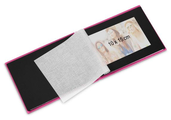 Hama Fine Art Spiral Azul 24x17 50 Paginas Negras 90152 Album