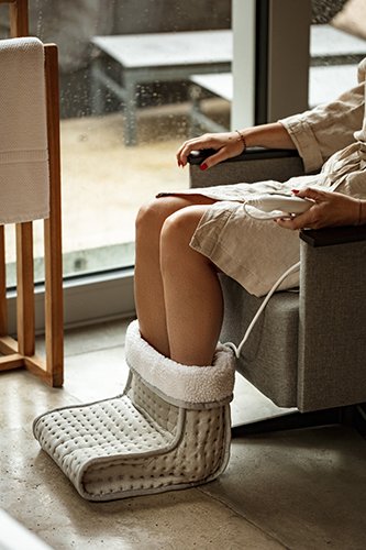 Adler Ad 7432 Manta Eléctrica Y Almohadilla 100 W Gris, Blanco Felpa, Lana Sintética