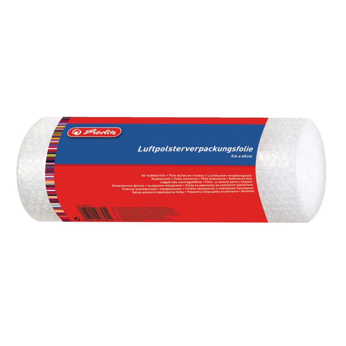 EAN 4008110988054 - Herlitz 11387255 cinta de embalaje Transparente Polietileno 40 cm 5 m 1 pieza(s) imagen 1
