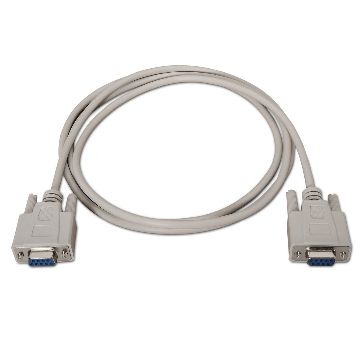 Aisens Cable Serie Null Modem - Db9/H-Db9/H - 1.8m Para Dispositivos De Comunicacion Equipados Con Puerto Serie - Color