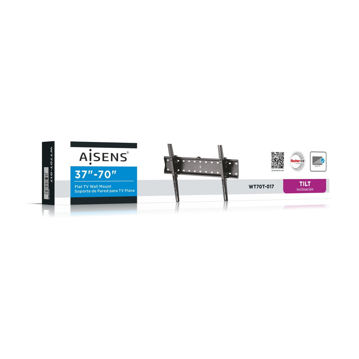 EAN 8436574703313 - AISENS WT70T-017 soporte para TV 177,8 cm (70") Negro imagen 6