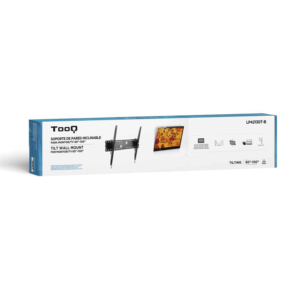 EAN 8433281008397 - TooQ LP42130T-B soporte para TV 2,54 m (100") Negro imagen 7