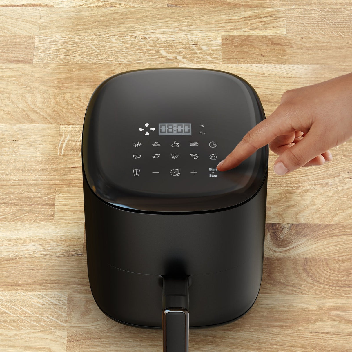 Tefal Easy Fry Ey145810 Freidora 3 L Independiente 1300 W Freidora De Aire Caliente Negro