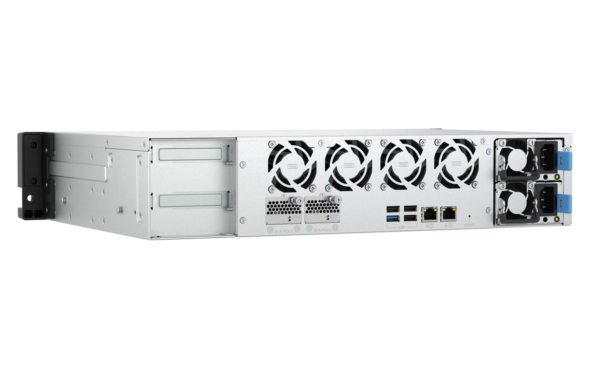 Servidor Nas Qnap Ts-H1065eu-Rp 10 Compartimentos Montaje En Bastidor Sata-600 / Nvme Ram 8 Gb 2.5 Gigabit Ethernet 2u
