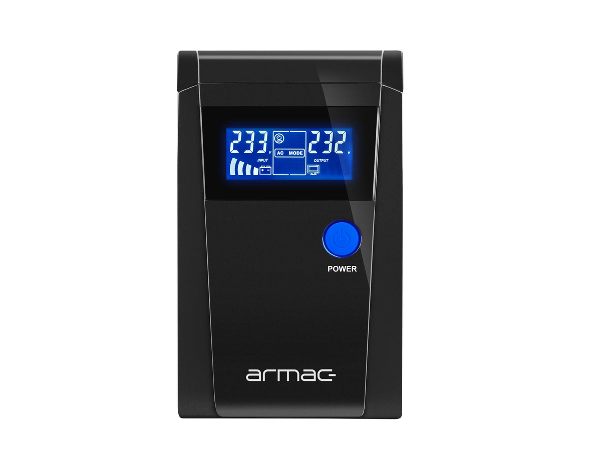 EAN 5901969421330 - Armac Office PSW 650F sistema de alimentación ininterrumpida (UPS) Línea interactiva 0,65 kVA 390 W 2 sal imagen 1