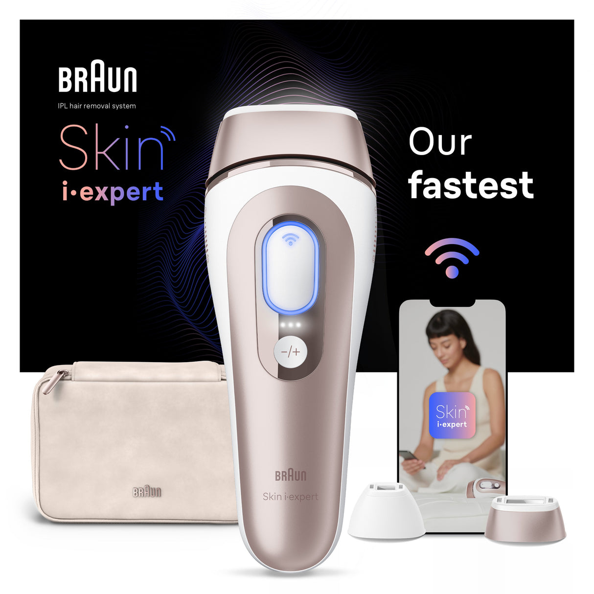 EAN 7500435215183 - Braun Skin i-expert PL7147 Luz pulsada intensa (IPL) Oro rosa, Blanco imagen 2