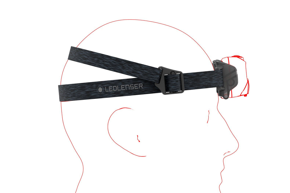 Linterna Frontal Led Ledlenser Hf6r Core Black