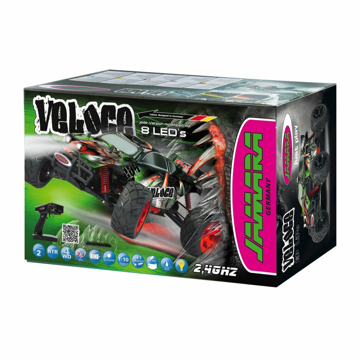 EAN 4042774395247 - Jamara 053370 modelo controlado por radio Monster truck 1:10 imagen 1