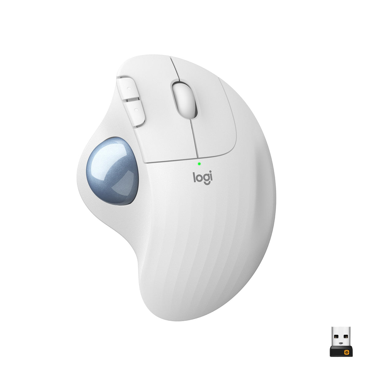 Ratón Trackball Inalámbrico Por Bluetooth Logitech Ergo M575 Hasta 2000 Dpi Blanco Crudo