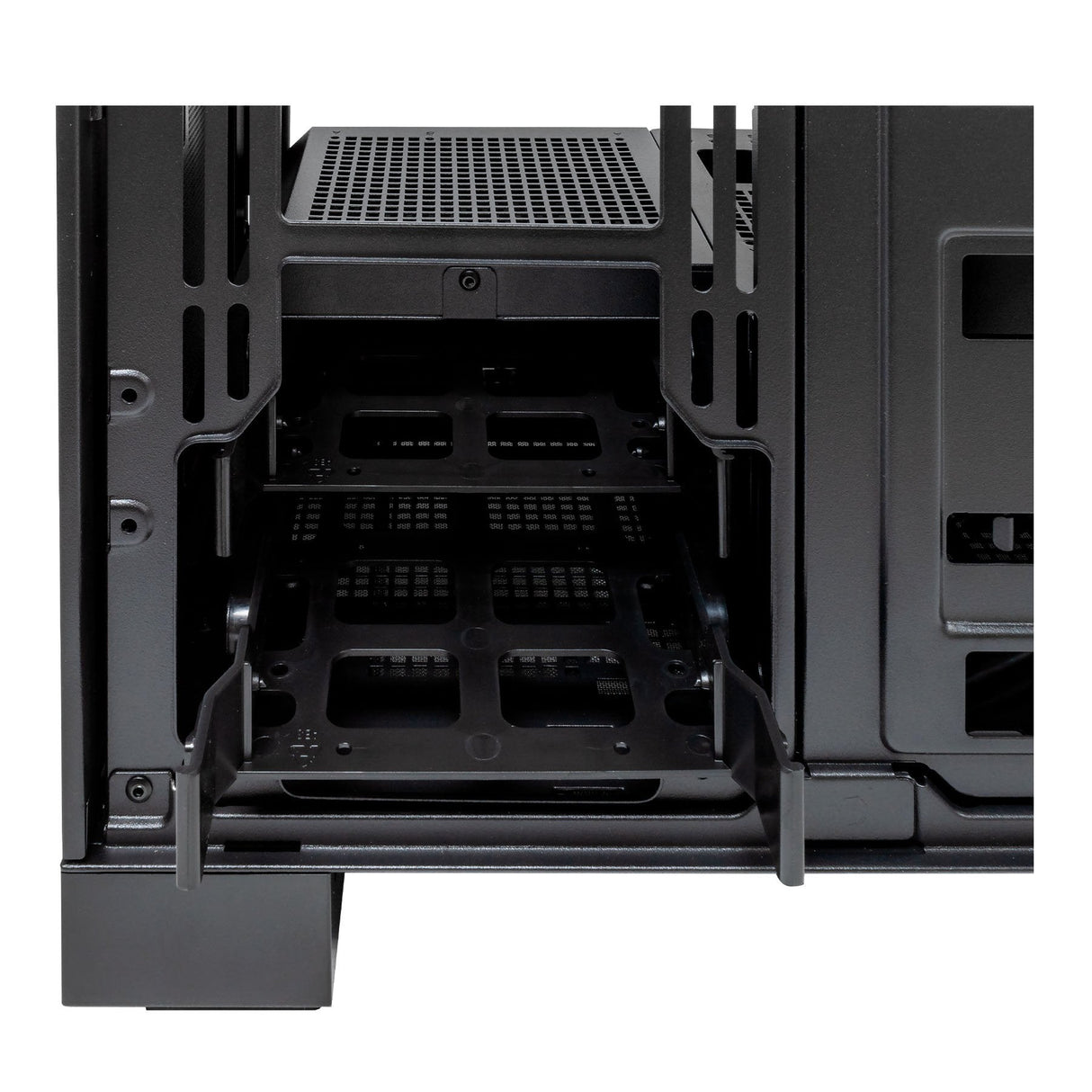 Caja Pc E-Atx Torre Abysm Ai Pro 100 Workstation Negra 9xslots 6xssd 2xhdd 2xusb 3.0 1xusb-C Color Negro