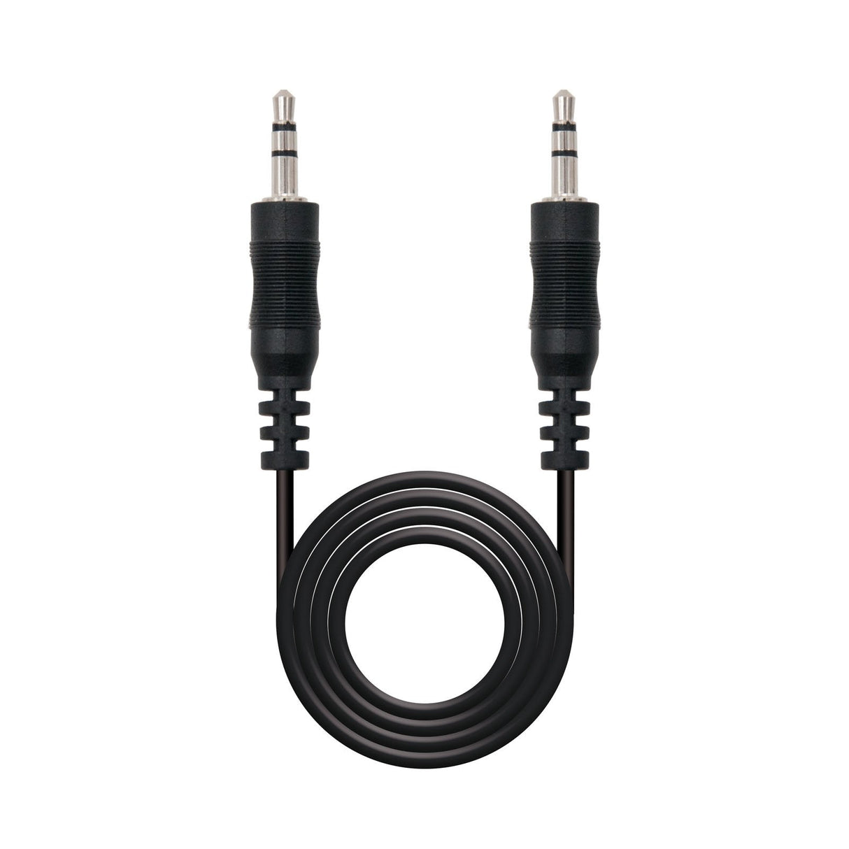 Nanocable Cable Audio Estereo Jack 3.5mm Macho A Jack 3.5mm Macho 1.50m - Negro