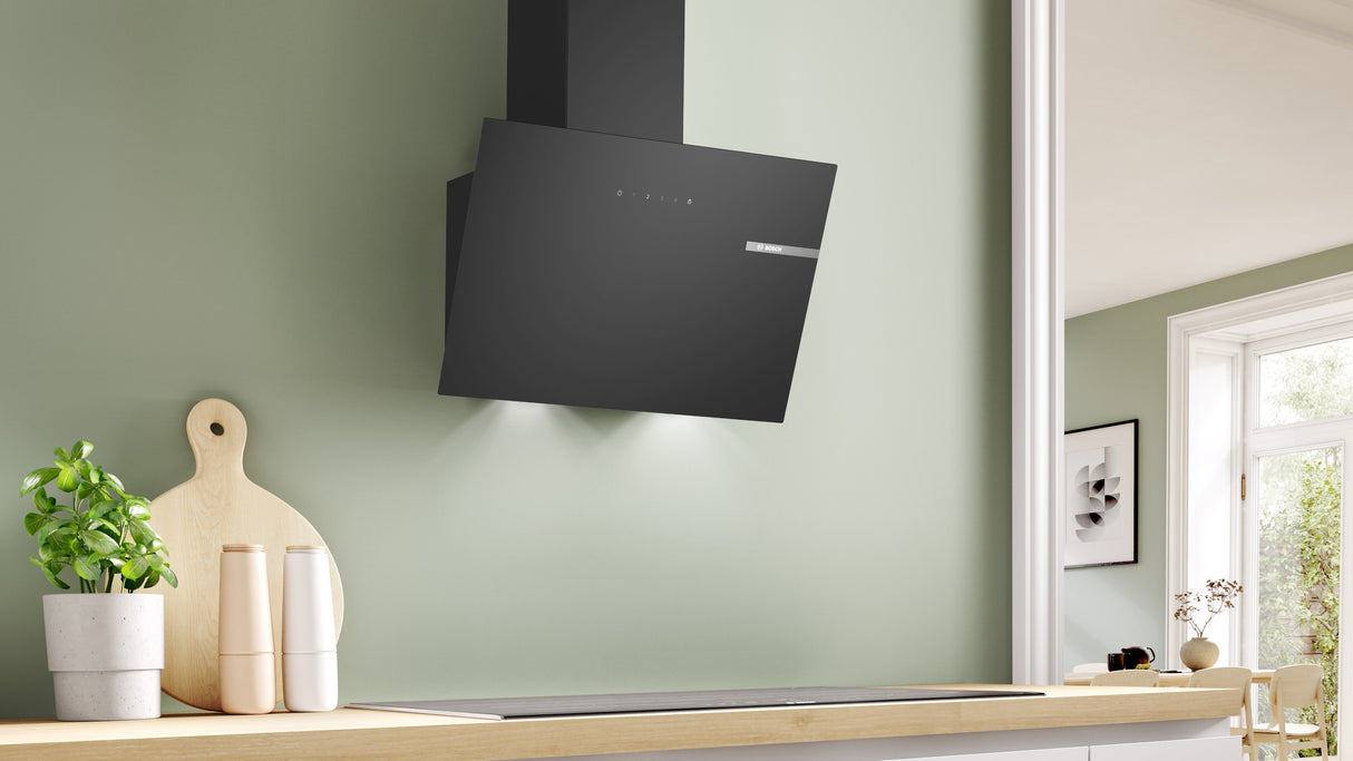 EAN 4242005395927 - Bosch Serie 2 DWK65DK60 campana De pared Negro 430 m³/h imagen 4