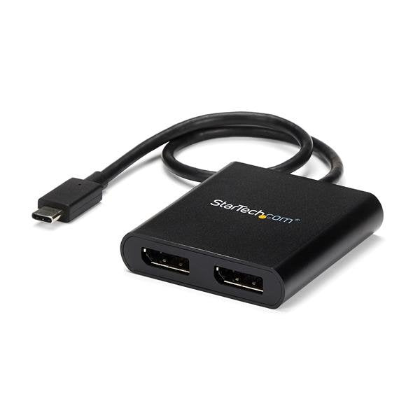 EAN 0065030864497 - StarTech.com MSTCDP122DP Adaptador gráfico USB 3840 x 2160 Pixeles Negro imagen 1