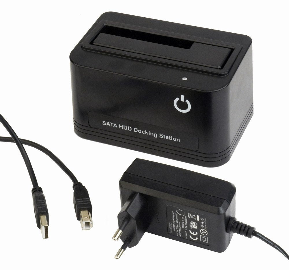 EAN 8716309117302 - Gembird HD32-U2S-5 base de conexión para disco duro USB 2.0 Type-B Negro imagen 2
