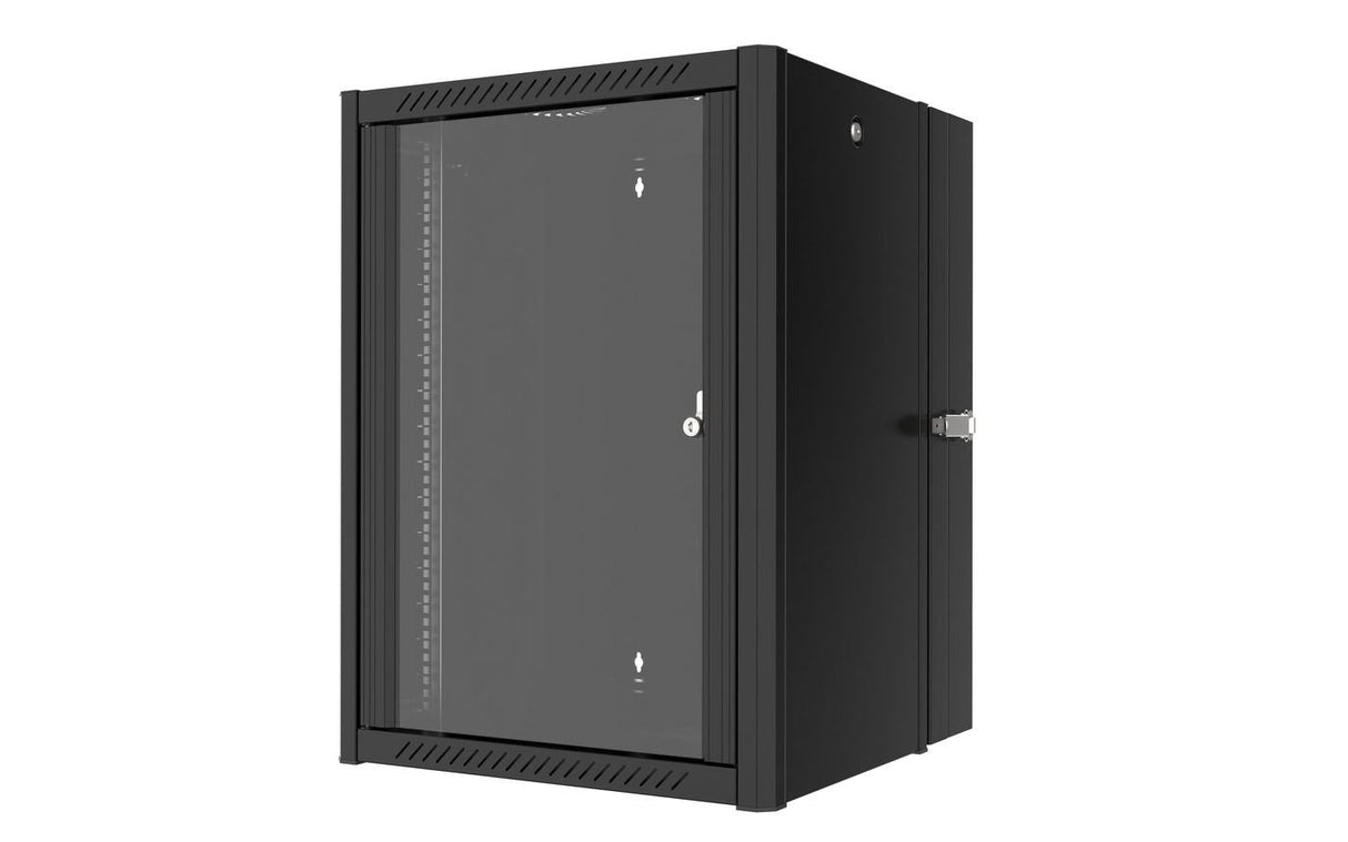 Lanview Rwp16u45bl-D Armario Rack 16u Bastidor De Pared Negro