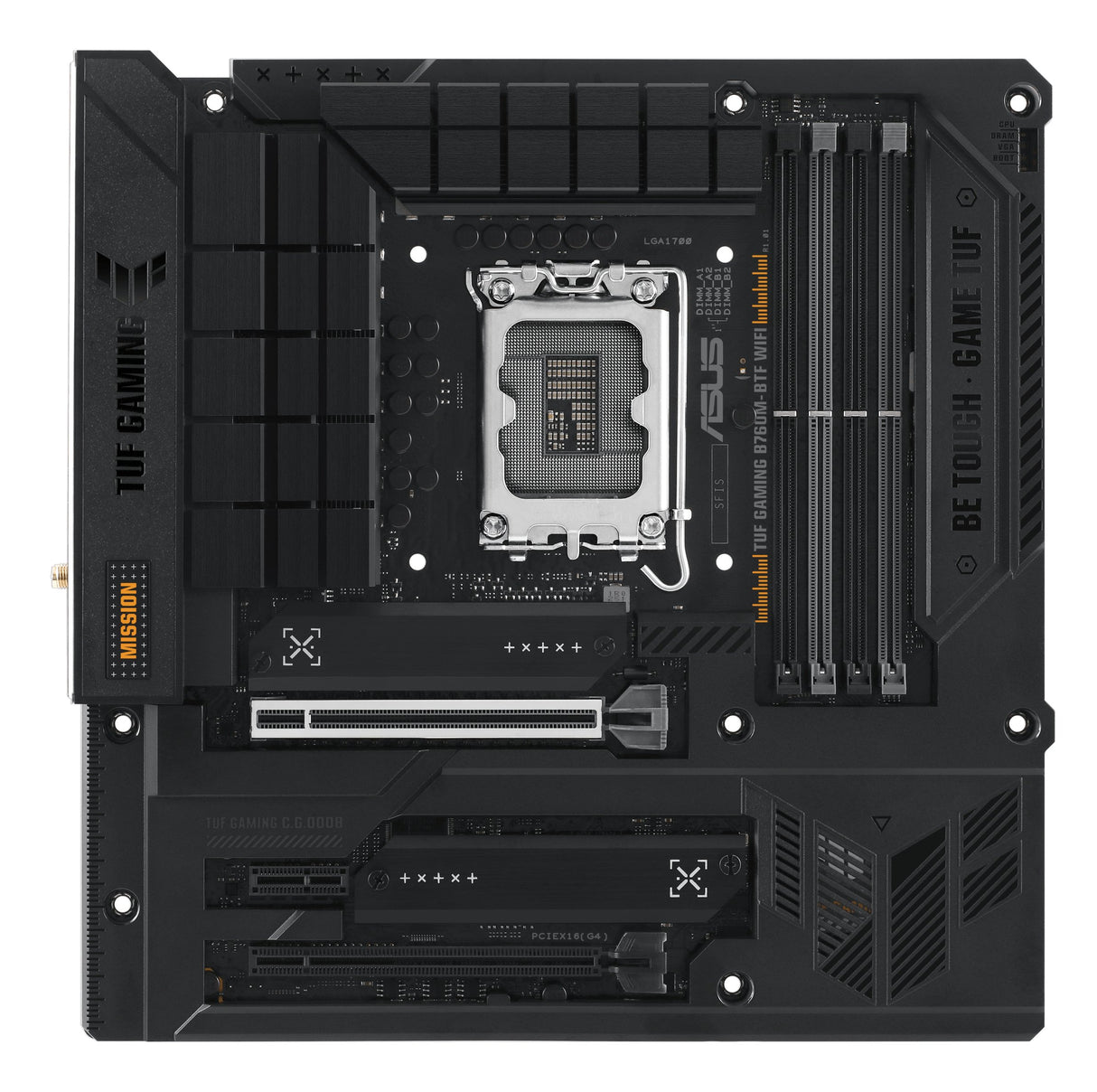 EAN 4711387324547 - ASUS TUF GAMING B760M-BTF WIFI Intel B760 LGA 1700 micro ATX imagen 1