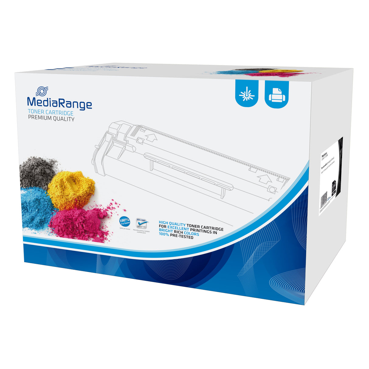 EAN 4260459612315 - MediaRange MRCAT723BK cartucho de tóner 1 pieza(s) Negro imagen 1