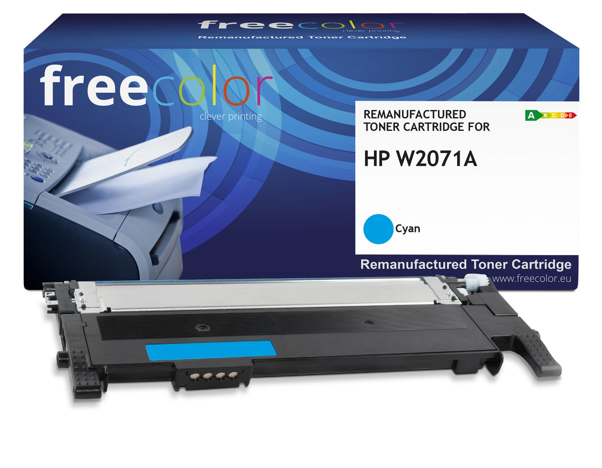 Freecolor Toner Hp W2071a Cyan Con Chip 1000p Compatible