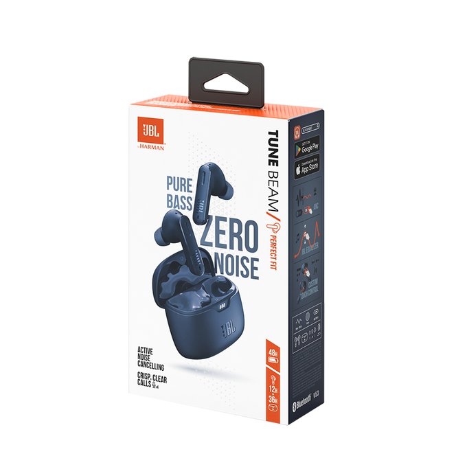 Jbl Tune Beam Auriculares True Wireless Stereo (Tws) Dentro De Oído Llamadas/Música Usb Tipo C Bluetooth Azul
