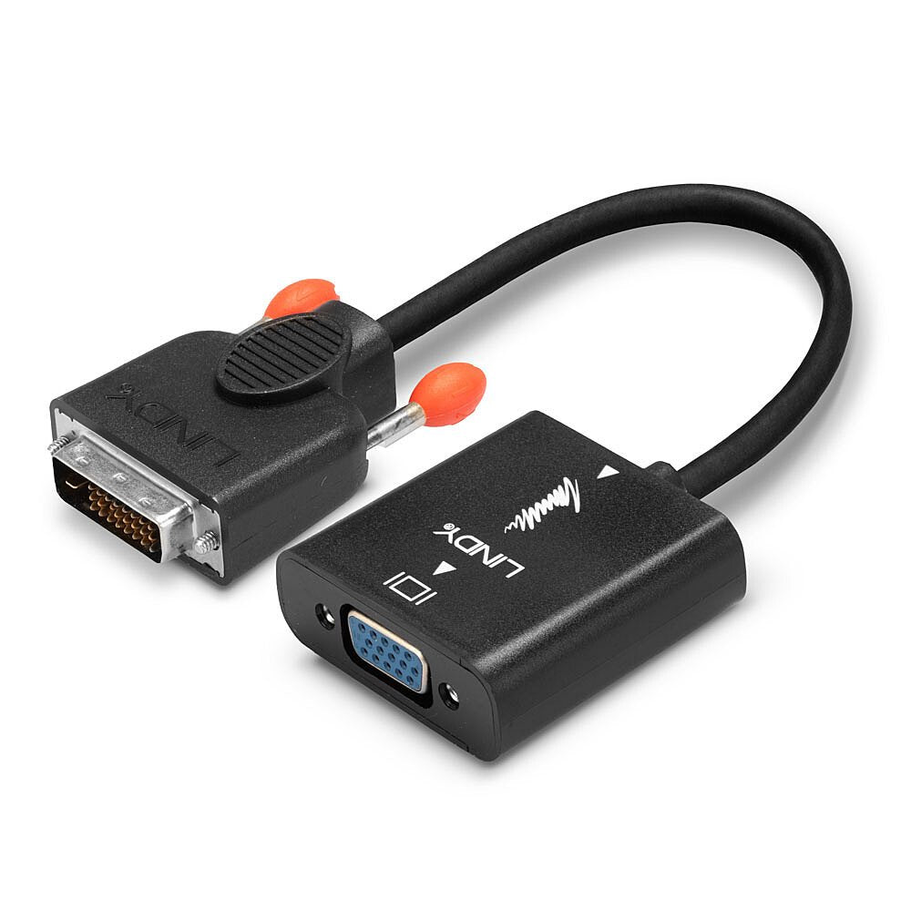 EAN 4002888381895 - Lindy 38189 adaptador de cable de vídeo 0,1 m DVI-D VGA (D-Sub) Negro imagen 5