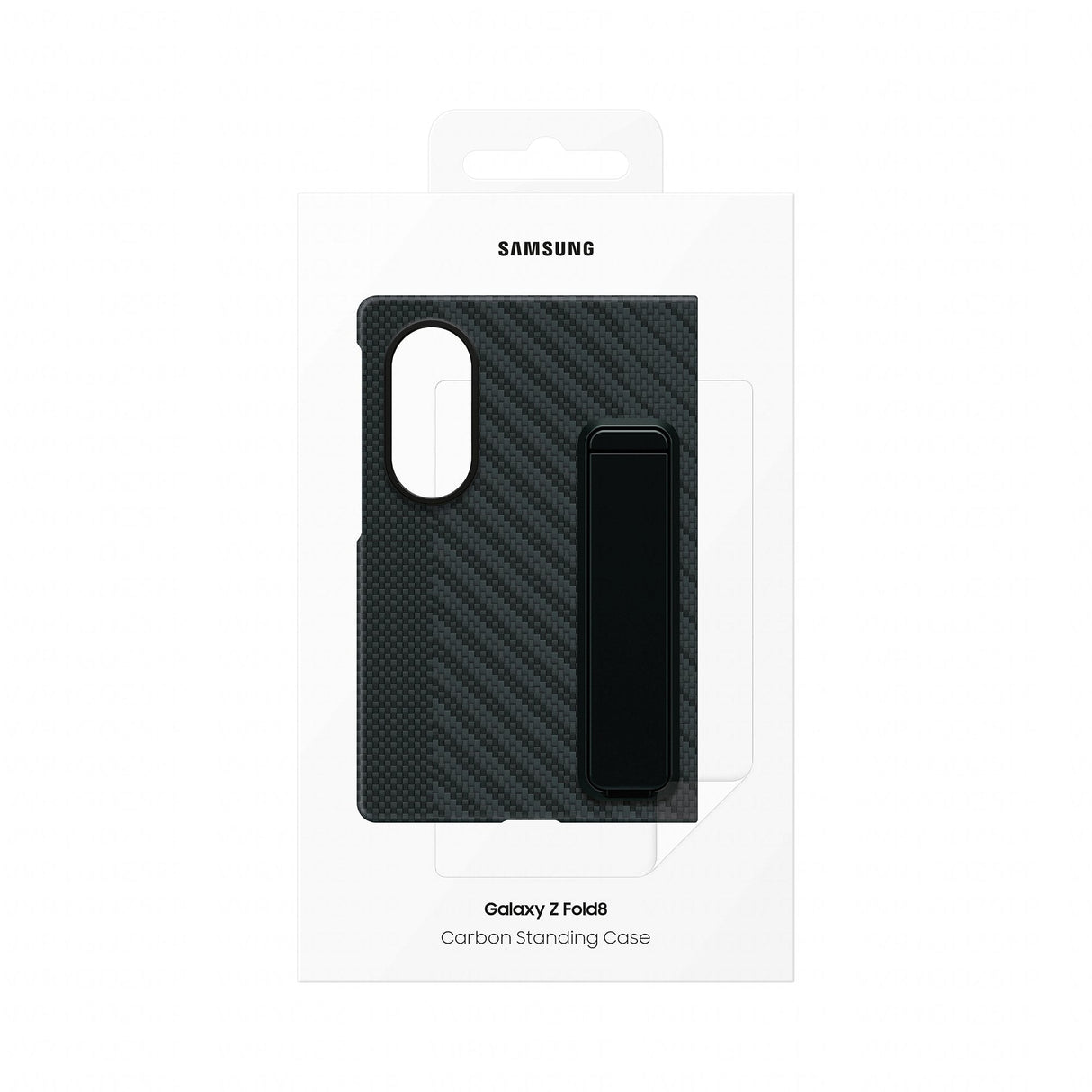Samsung Carbon Standing Case Fr Galaxy Fold8, Black